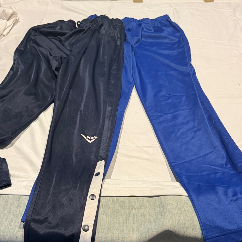 Pony Blue Navy and GTM Youth Track Pants